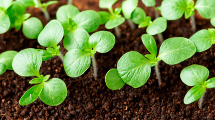 Spring plant seedlings