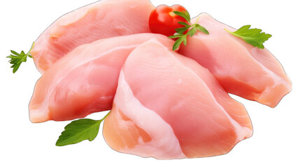 Fresh Raw chicken breast fillets png