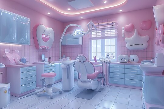 Pink and White Bathroom With Hello Kitty Decorations