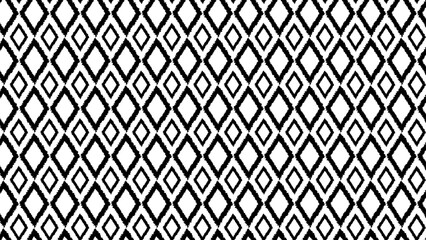 seamless abstract pattern with  rhombuses in black and white for fabric home wear surface design packaging vector