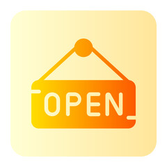 open gradient icon