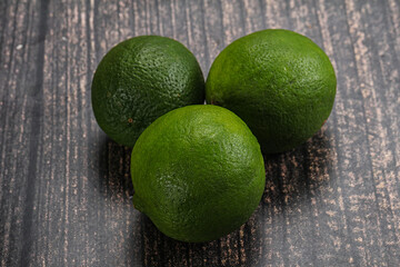 Green sour tropical Lime fruit