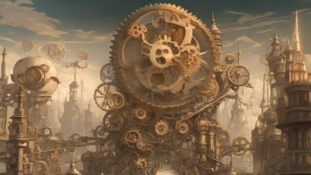  Step into the mesmerizing Clockwork Wonderland, a world like no other, where the laws of nature are governed by intricate clockwork mechanisms.