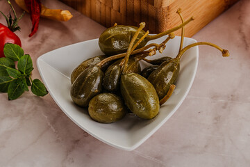 Marinated Caper Berries snack appetiser