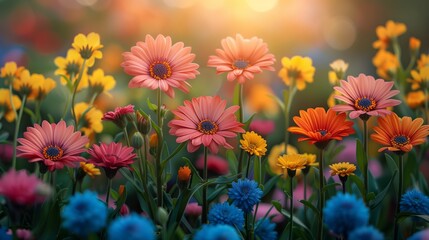 Fototapeta premium flower garden background