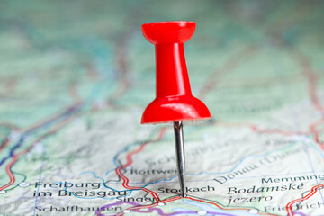 Stockach pin on map of Germany