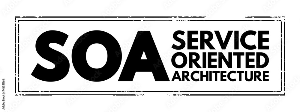 Aufkleber soa - service oriented architecture is an architectural style that supports service orientation, acr