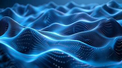 Naklejka premium Visualize abstract technology patterns, blending digital and organic textures for futuristic backgrounds