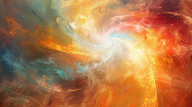 Background design of dreamy forms and colors on the subject of dream, imagination, fantasy and abstract art Realms of Dream