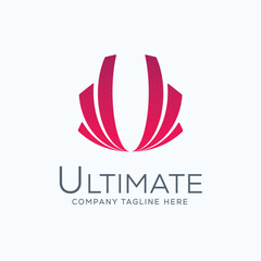 Letter U Logo Ultimate Concept Brand Identity