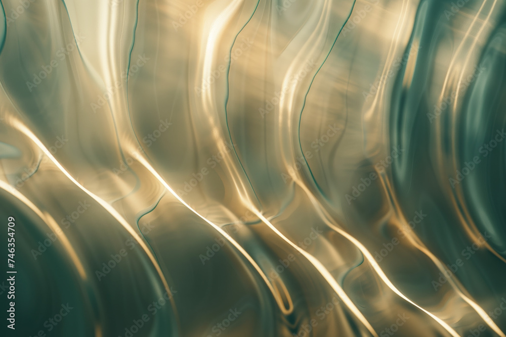 Poster abstract background with reflections and caustics. hi-tech. futuristic background image. created wit