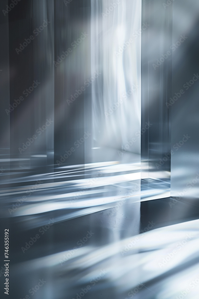 Poster abstract background with reflections and caustics. hi-tech. futuristic background image. created wit