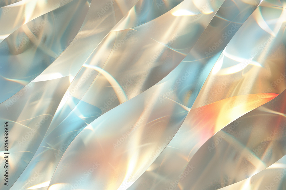 Poster abstract background with reflections and caustics. hi-tech. futuristic background image. created wit