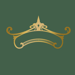 Meticulously crafted illustration embodying Victorian charm and antique allure, perfect as an element or border in any project