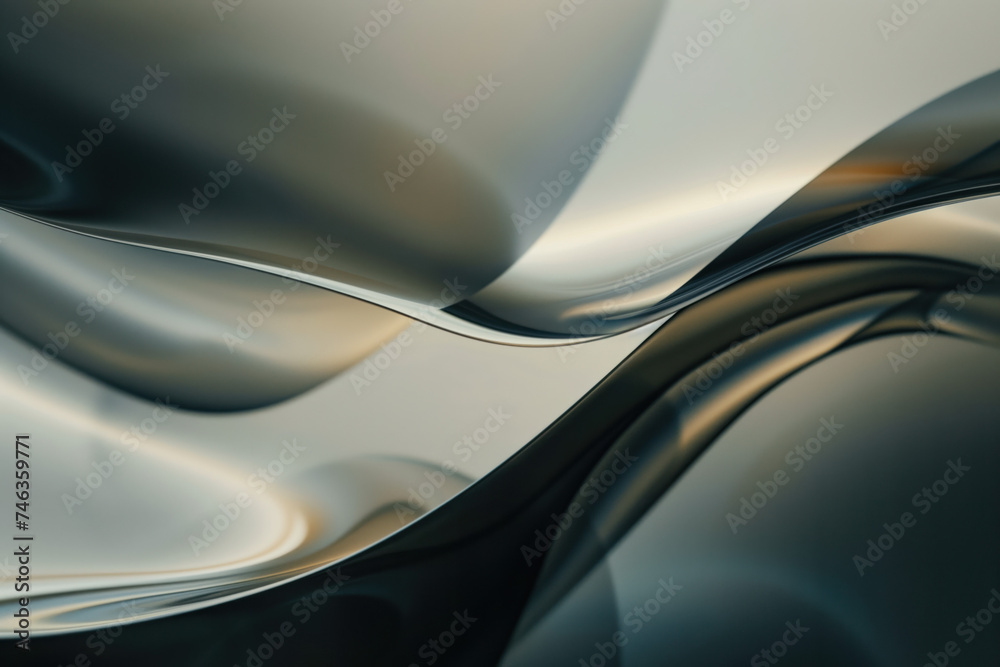 Poster abstract background with reflections and caustics. hi-tech. futuristic background image. created wit