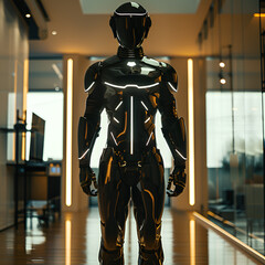 3d render of a robot