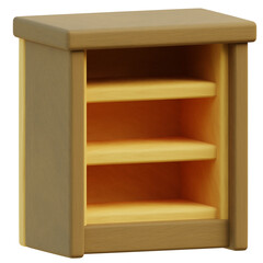 Opened Shelves Cabinet