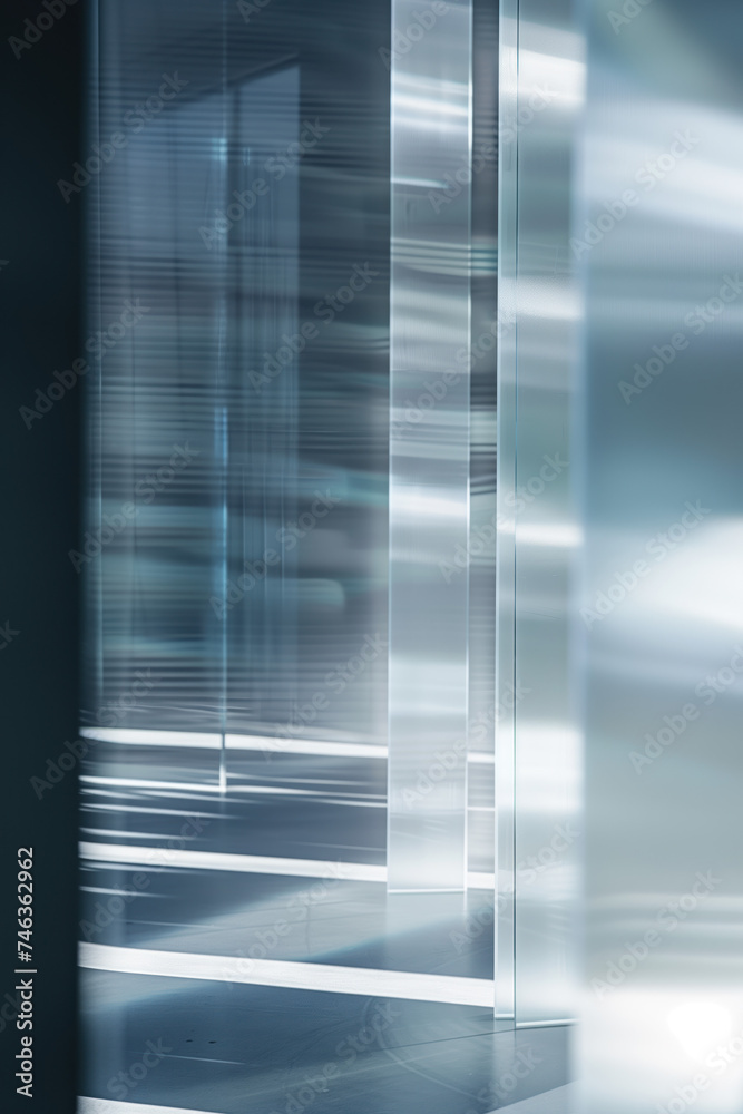 Poster abstract background with reflections and caustics. hi-tech. futuristic background image. created wit