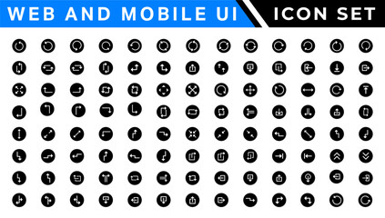 web and mobile UI icons. Pixel perfect, editable stroke