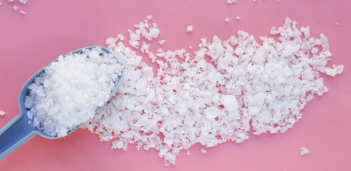 Sodium Hydroxide or NaOH, caustic soda