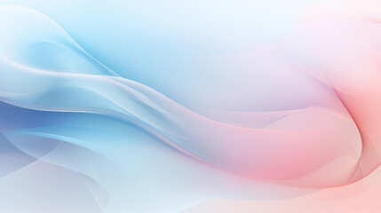 Fototapeta premium Color waves of gentle shades, dynamics of movement, flexibility of lines. Background space for copyright.