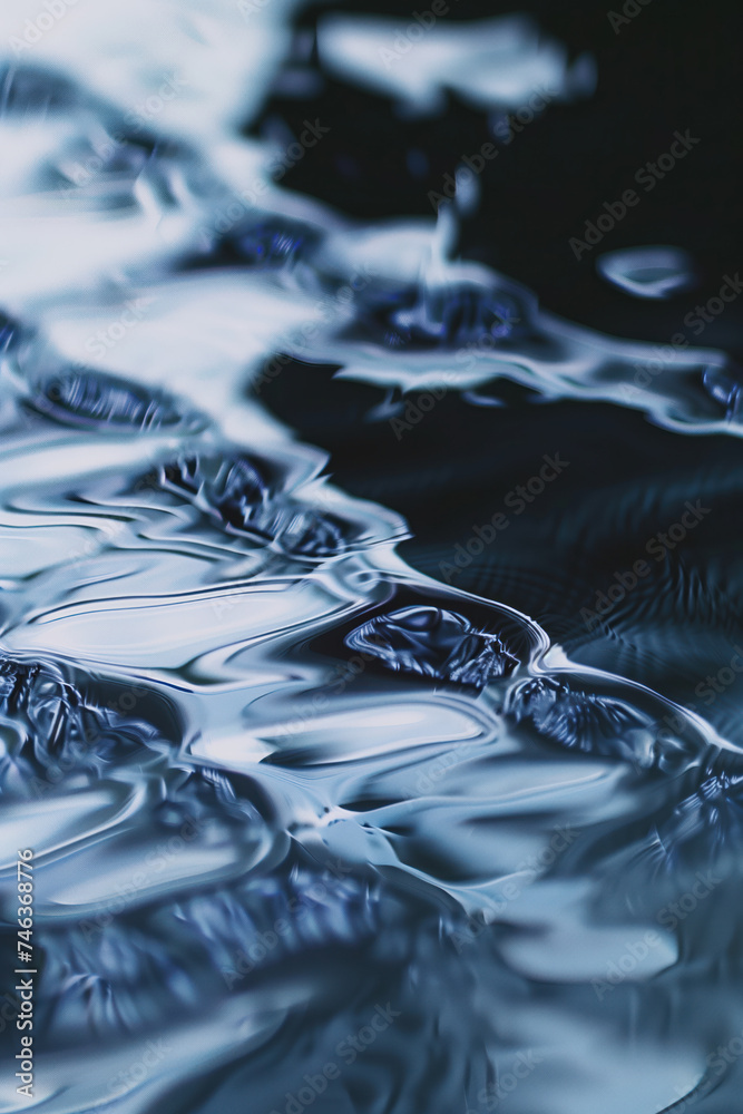 Poster abstract background with reflections and caustics. hi-tech. futuristic background image. created wit