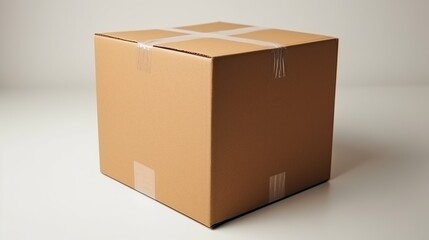 Sealed Cardboard Box Ready for Shipment