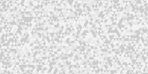 Abstract geometric pattern Gray and White Polygon Mosaic triangle Background, business and corporate background. Minimal diamond vector element metallic chain rough triangular low polygon backdrop.