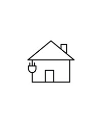 home icon, vector best line icon.