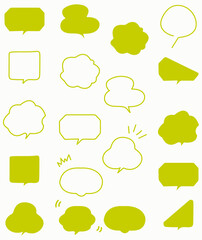 vector speechbubble Art & Illustration