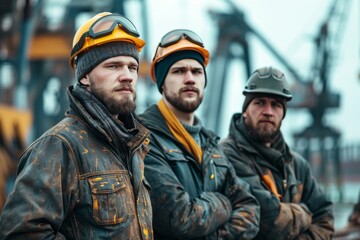 Fototapeta premium Group of Men Standing Together