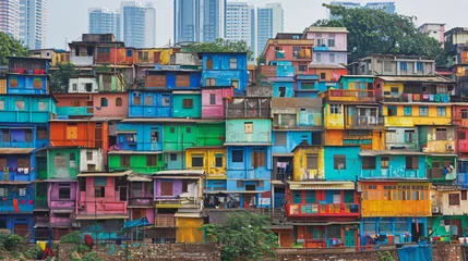 Foto op Plexiglas Mumbai Cityscape © Reem