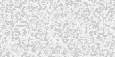 Abstract geometric pattern Gray and White Polygon Mosaic triangle Background, business and corporate background. Minimal diamond vector element metallic chain rough triangular low polygon backdrop.