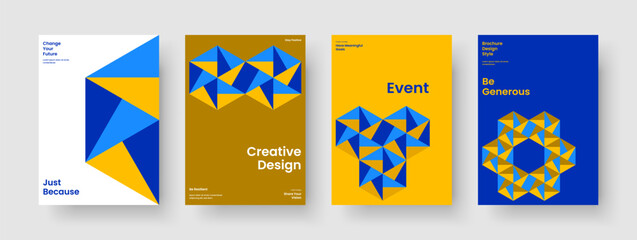 Modern Brochure Layout. Isolated Book Cover Template. Geometric Poster Design. Banner. Report. Business Presentation. Flyer. Background. Notebook. Portfolio. Leaflet. Handbill. Newsletter