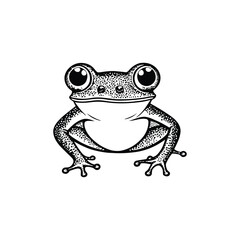 frog isolated on white