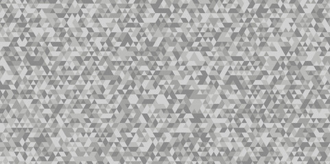 Seamless geometric pattern square shapes low polygon backdrop background. Abstract geometric wall tile and metal cube background triangle wallpaper. Gray and white polygonal background.