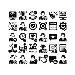 set of icons for web design