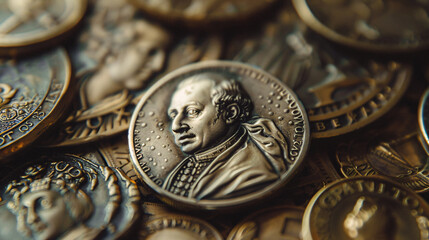 Old commemorative medal John Churchill 1st Duke