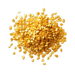 Gold nugget grains png