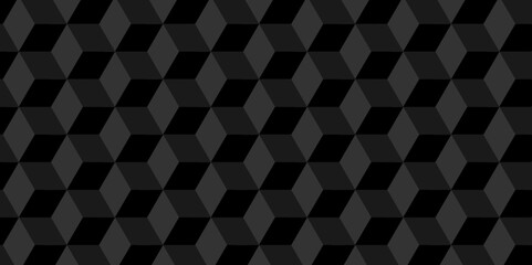 	
Minimal modern cubes geometric tile and mosaic wall grid backdrop hexagon technology wallpaper background. black and gray geometric block cube structure backdrop grid triangle texture vintage design