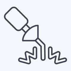Icon Equipment 2. related to Welder Equipment symbol. line style. simple design editable. simple illustration