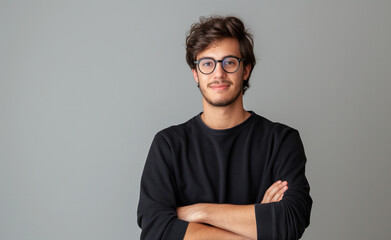 Fototapeta premium Portrait of a Happy Millennial