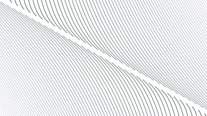 Line wave abstract stripes design wallpaper background vector image for backdrop or presentation - obrazy, fototapety, plakaty