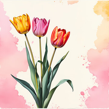 bouquet of tulips