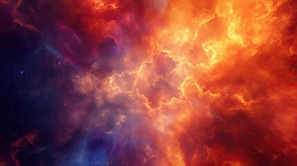 Abstract sky with colored clouds icon. Colorful, cloudscape, sky, nature, weather, background, scenic, ethereal. Generated by AI