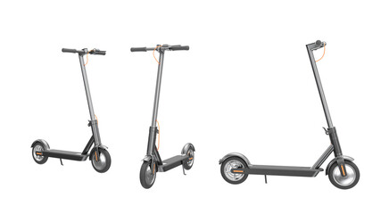 Monopattino in varie viste. Scooter in various views © chiara