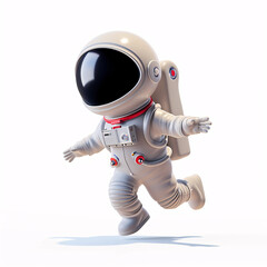 3d cute cartoon space astronaut model
