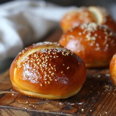 Soft Dinner Rolls Fresh from the Bakery