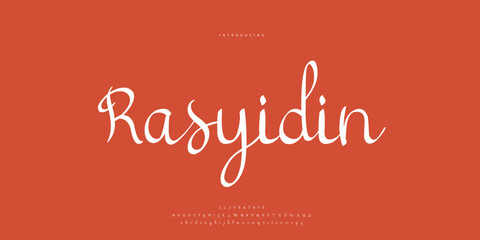 signature Font Calligraphy Logotype Script Brush Font Type Font lettering handwritten	