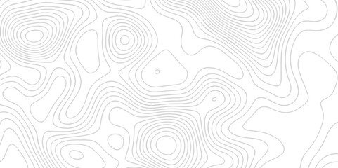 Black and white lines seamless Topographic map patterns, topography line map. Vintage outdoors style. The stylized height of the topographic map contour in lines and contours isolated on transparent.